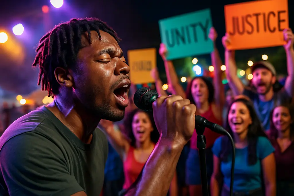 Political Messages in Music at Daisy Chain Fields